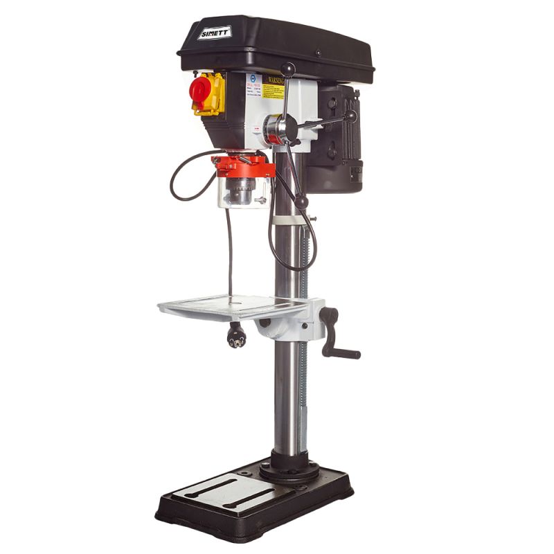 Trapano a colonna leggero da banco SIMETT® da 16 mm e 10 pollici ZJQ4116G